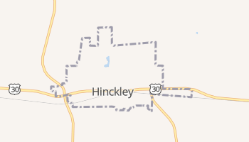 Hinckley, Illinois map