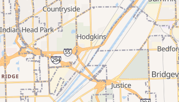 Hodgkins, Illinois map