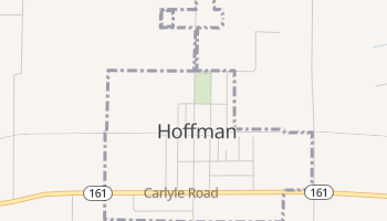 Hoffman, Illinois map