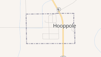 Hooppole, Illinois map