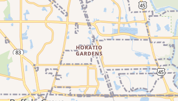 Horatio Gardens, Illinois map