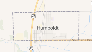 Humboldt, Illinois map