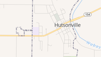 Hutsonville, Illinois map