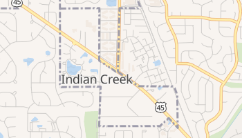 Indian Creek, Illinois map