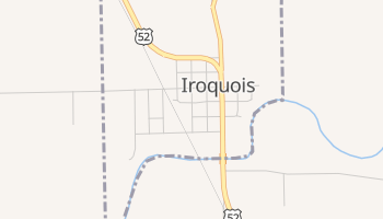 Iroquois, Illinois map