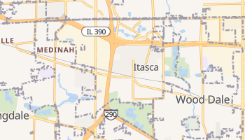Itasca, Illinois map
