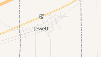 Jewett, Illinois map