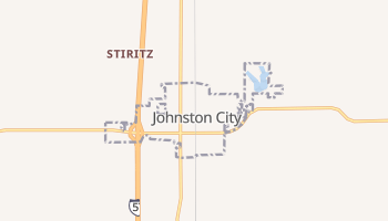 Johnston City, Illinois map