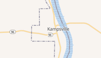 Kampsville, Illinois map