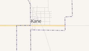 Kane, Illinois map