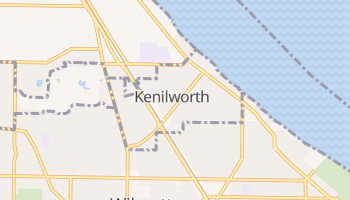 Kenilworth, Illinois map