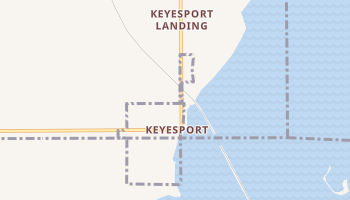 Keyesport, Illinois map