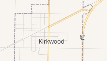 Kirkwood, Illinois map