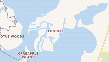 Klondike, Illinois map