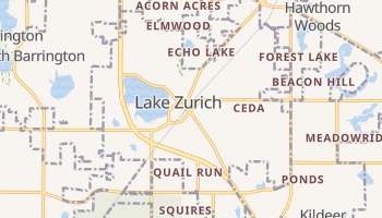 Lake Zurich, Illinois map