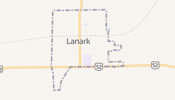 Lanark, Illinois map