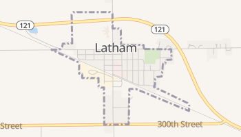 Latham, Illinois map