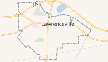 Lawrenceville, Illinois map