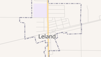 Leland, Illinois map