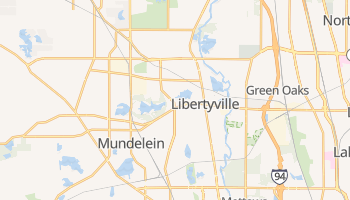 Libertyville, Illinois map