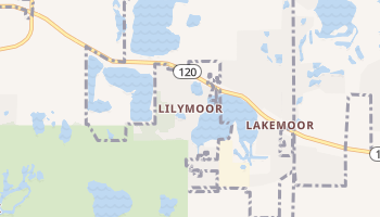 Lilymoor, Illinois map