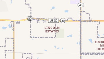 Lincoln Estates, Illinois map