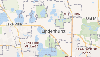Lindenhurst, Illinois map
