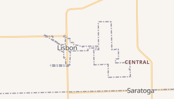 Lisbon, Illinois map