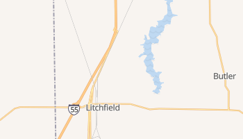 Litchfield, Illinois map