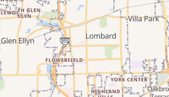 Lombard, Illinois map