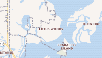 Lotus Woods, Illinois map