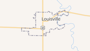 Louisville, Illinois map