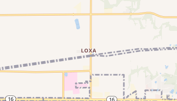 Loxa, Illinois map
