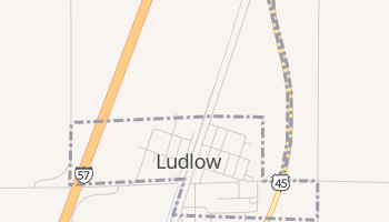 Ludlow, Illinois map
