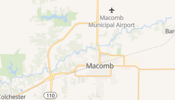 Macomb, Illinois map