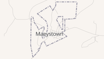 Maeystown, Illinois map