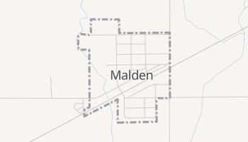 Malden, Illinois map