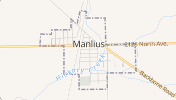 Manlius, Illinois map