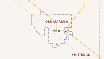 Marissa, Illinois map