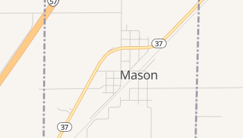 Mason, Illinois map