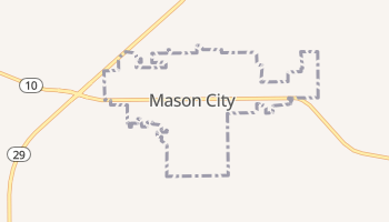 Mason City, Illinois map