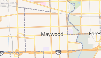 Maywood, Illinois map