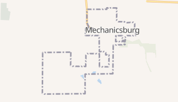 Mechanicsburg, Illinois map