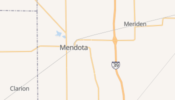 Mendota, Illinois map