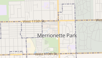 Merrionette Park, Illinois map