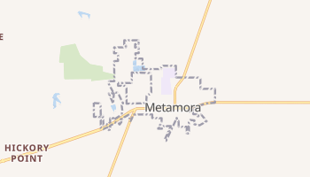 Metamora, Illinois map
