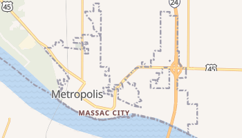 Metropolis, Illinois map