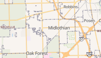 Midlothian, Illinois map