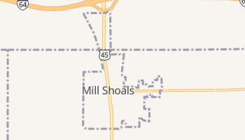 Mill Shoals, Illinois map