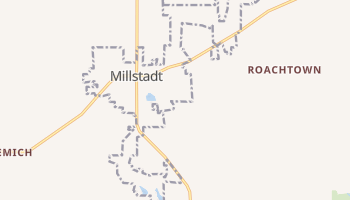 Millstadt, Illinois map